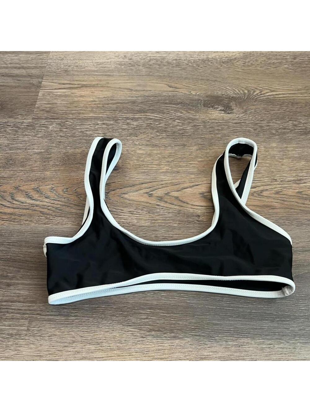 Fashion Nova Women's Black Bikini-and-tankini-top